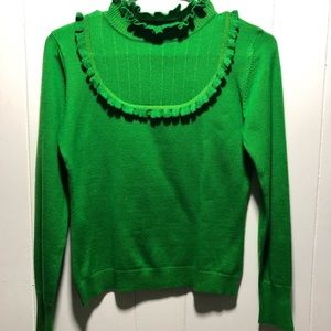 Kopars Ruffle Green Blouse 🍀